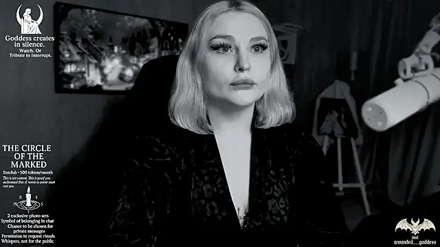 Wounded Goddess  online show from November 16, 5:12 am