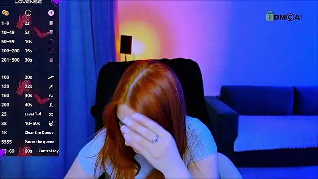 red  dizzy online show from February 23, 8:20 pm