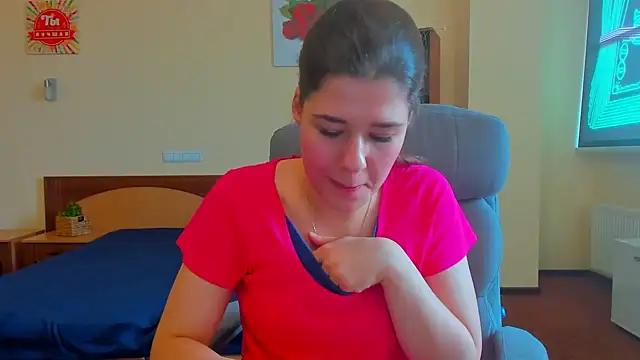 Snapshot of Joannia chatting on October 10, 6:58 am Joannia online show from October 10, 6:58 am