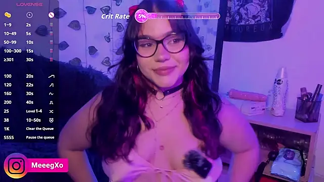 MegXo online show from November 8, 7:45 am