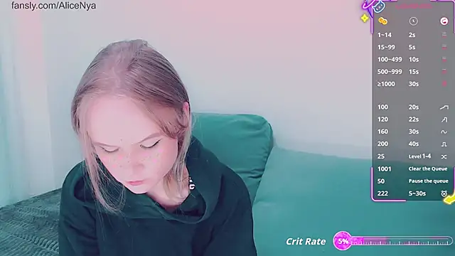 AliceNya cute online show from November 23, 3:38 am