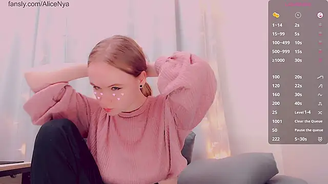 AliceNya cute online show from February 13, 5:07 am