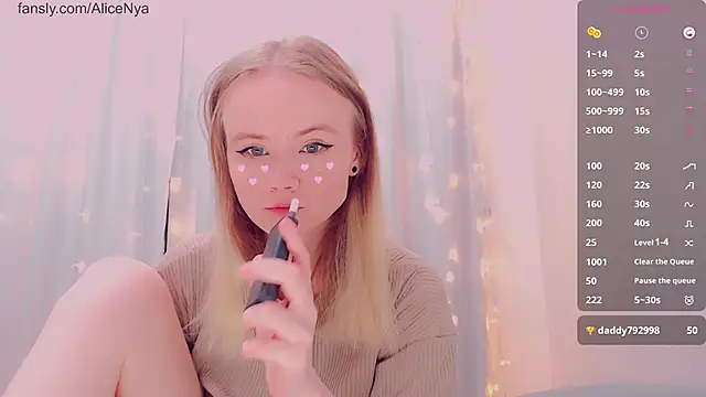 AliceNya cute online show from January 17, 5:00 am