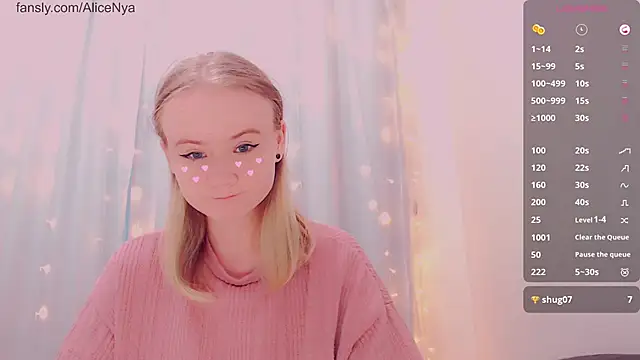 AliceNya cute online show from January 11, 7:26 am
