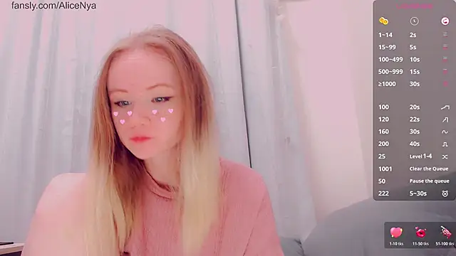 AliceNya cute online show from February 14, 5:18 am