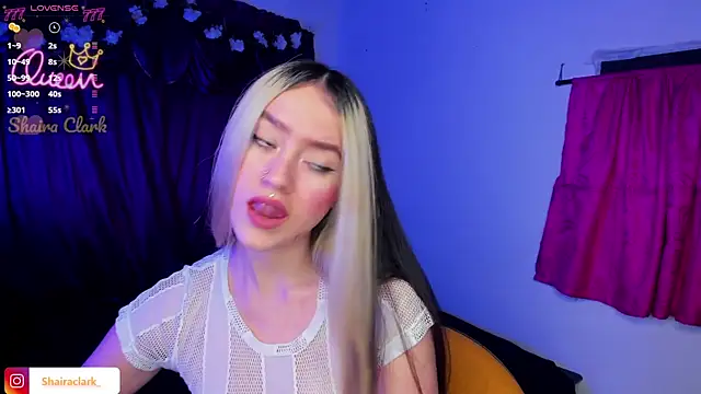 Shairaclark  online show from April 19, 1:39 am