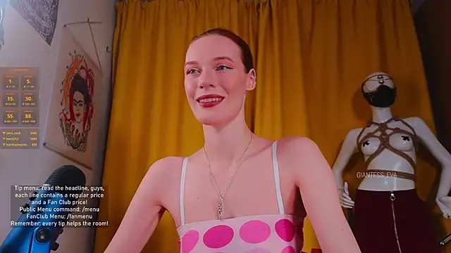 Giantess Eva online show from November 9, 5:39 pm