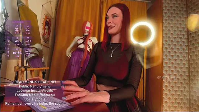 Giantess Eva online show from July 17, 7:44 pm