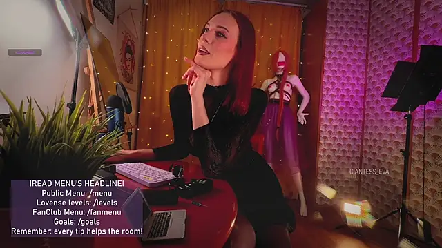 Giantess Eva online show from April 4, 5:52 pm