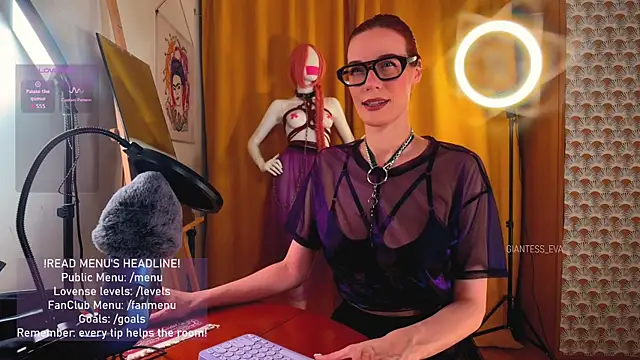 Giantess Eva online show from June 21, 10:26 pm