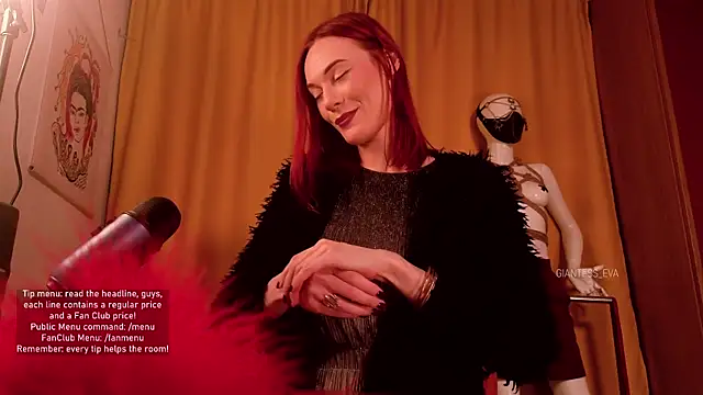 Giantess Eva online show from October 19, 5:05 pm