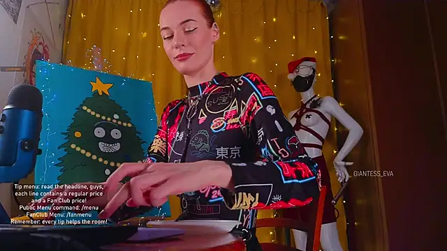 Giantess Eva online show from December 22, 7:14 pm