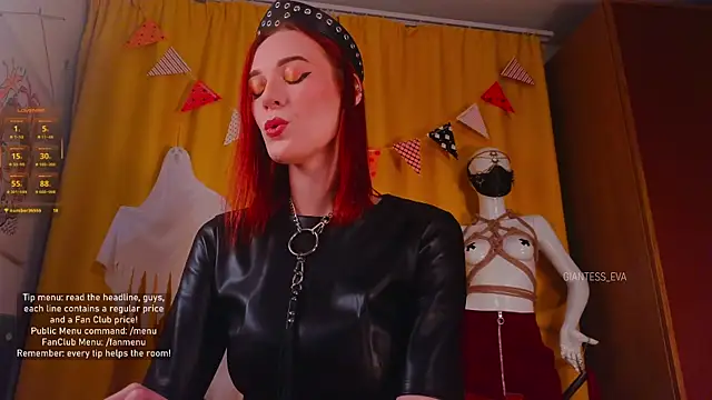 Giantess Eva online show from October 29, 5:23 pm