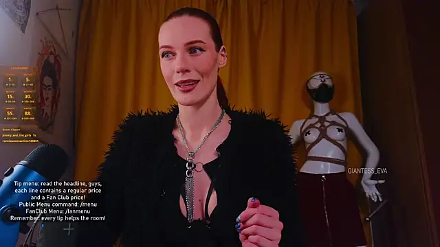 Giantess Eva online show from November 13, 5:28 pm