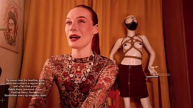 Giantess Eva online show from October 22, 5:12 pm