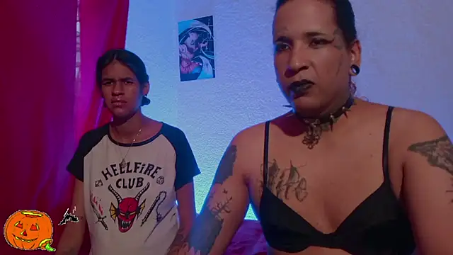 Couple Moth666 online show from October 29, 10:42 pm