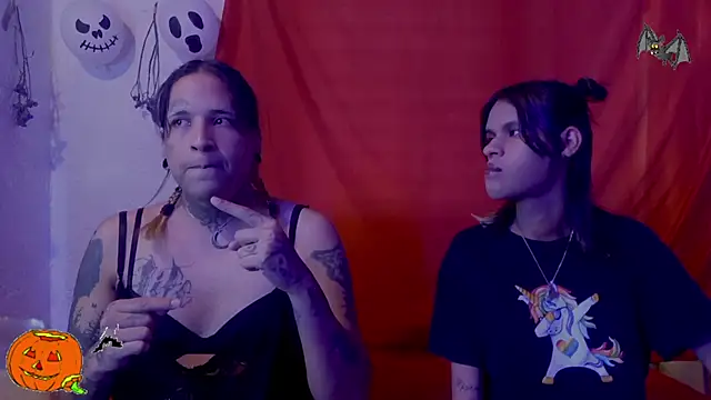 Couple Moth666 online show from October 24, 12:37 pm