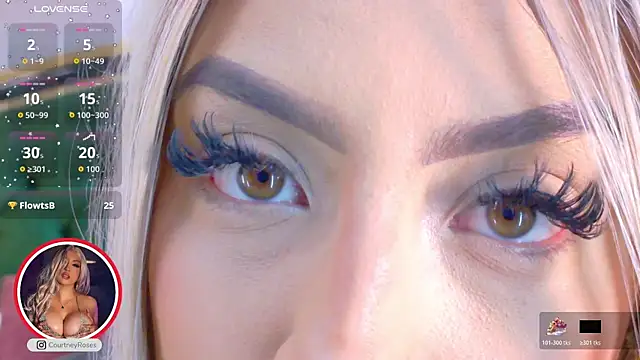 Snapshot of CourtneyRoses chatting on December 2, 8:21 pm CourtneyRoses online show from December 2, 8:21 pm