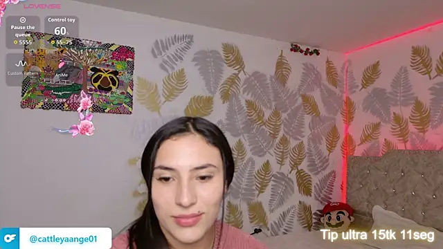Snapshot of CattleyaAngel chatting on October 17, 1:42 am CattleyaAngel online show from October 17, 1:42 am