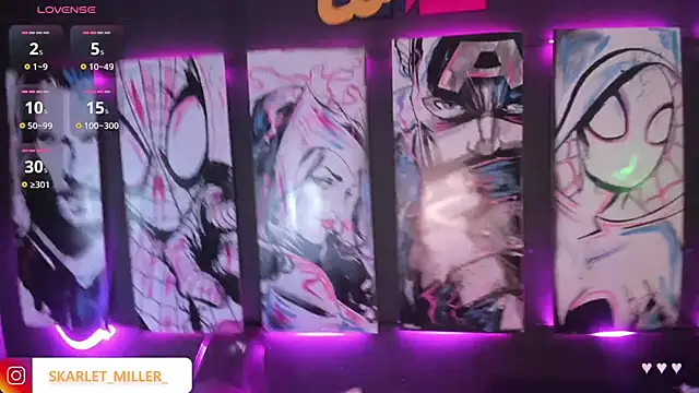 skarlet miller  online show from January 11, 12:12 pm