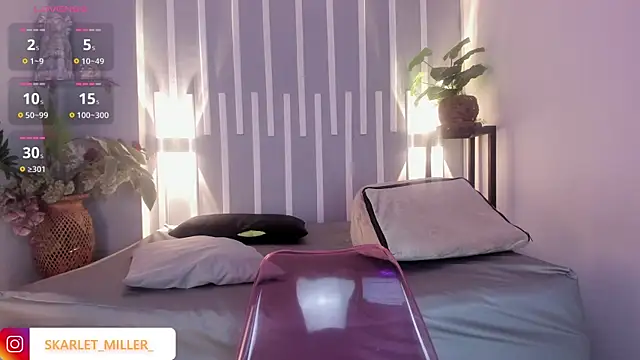 skarlet miller  online show from November 3, 12:20 pm