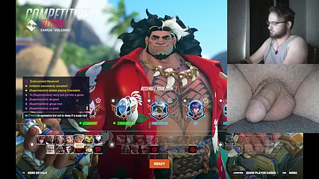 Snapshot of bear8t chatting on November 9, 7:51 pm bear8t online show from November 9, 7:51 pm