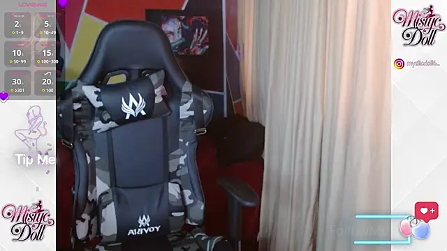 Mysticdoll69  online show from October 3, 5:03 pm