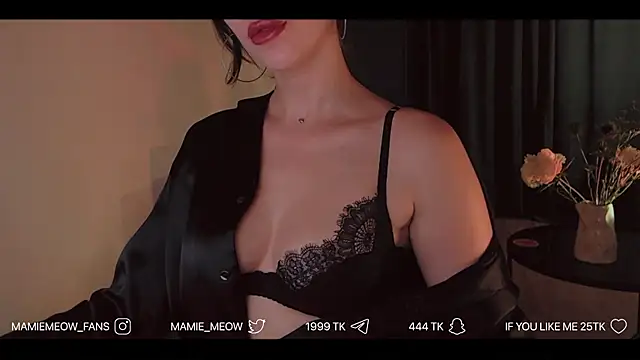 Snapshot of Mamiemeow chatting on June 5, 2:01 pm Mamiemeow online show from June 5, 2:01 pm