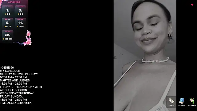 Keyli sweet online show from January 10, 9:32 pm