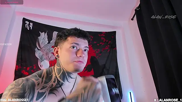 AlanRose01 online show from March 12, 2:43 pm