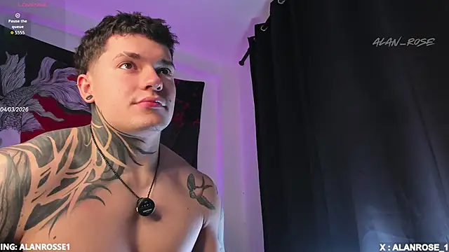 AlanRose01 online show from March 4, 5:10 pm