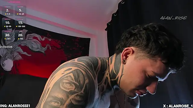 AlanRose01 online show from March 21, 5:28 pm