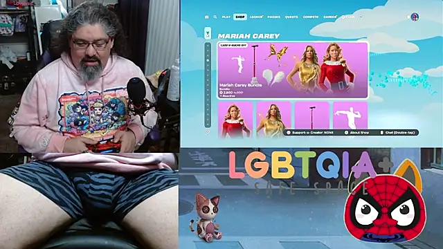 Snapshot of geekycastillo chatting on November 2, 1:43 am geekycastillo online show from November 2, 1:43 am