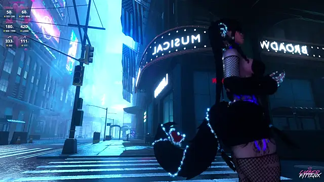 CyberKittenX online show from November 19, 1:55 pm