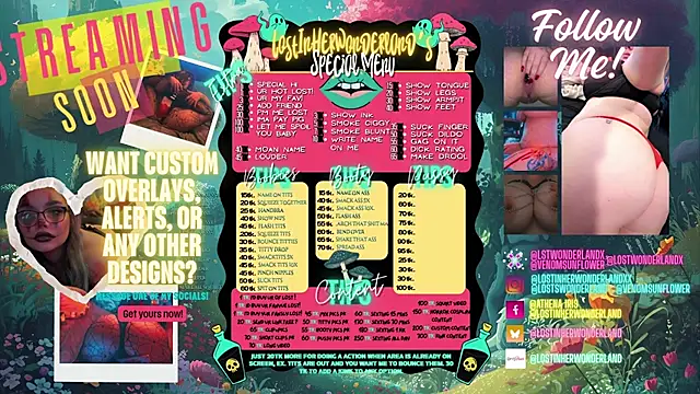 Snapshot of lostinherwonderland chatting on November 11, 10:58 pm lostinherwonderland online show from November 11, 10:58 pm