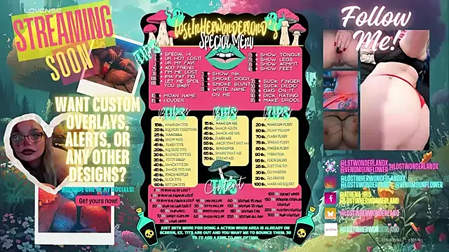 Snapshot of lostinherwonderland chatting on November 14, 7:06 pm lostinherwonderland online show from November 14, 7:06 pm