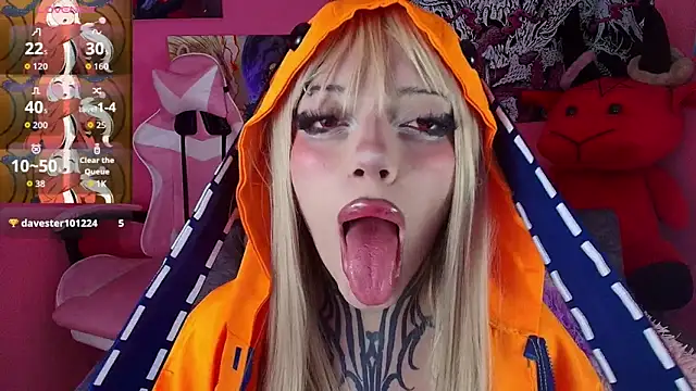 GothGaby online show from May 10, 3:10 am