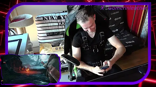 Gamerinleather online show from November 11, 2:12 pm