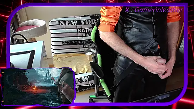 Gamerinleather online show from November 15, 11:03 am