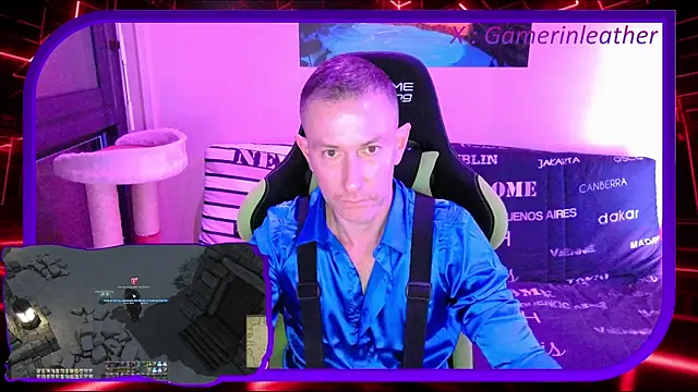 Gamerinleather online show from October 31, 4:47 pm
