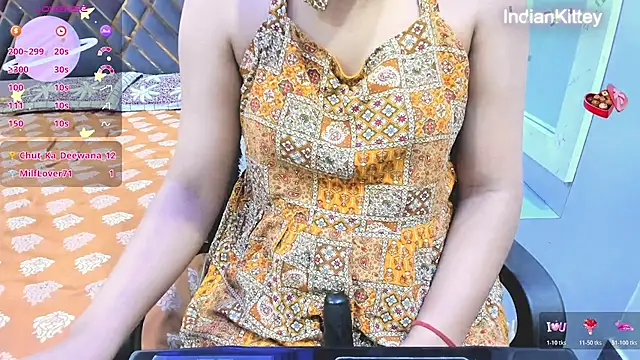 IndianKittey online show from December 1, 8:48 am