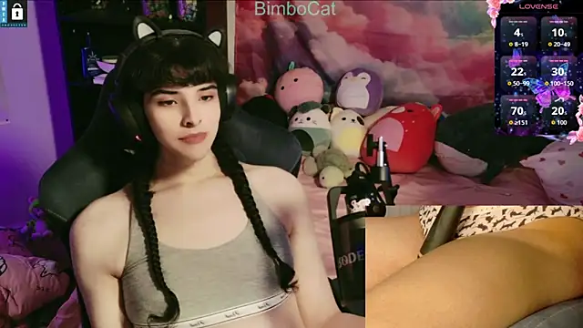 Snapshot of BimboCat chatting on November 17, 2:15 am BimboCat online show from November 17, 2:15 am