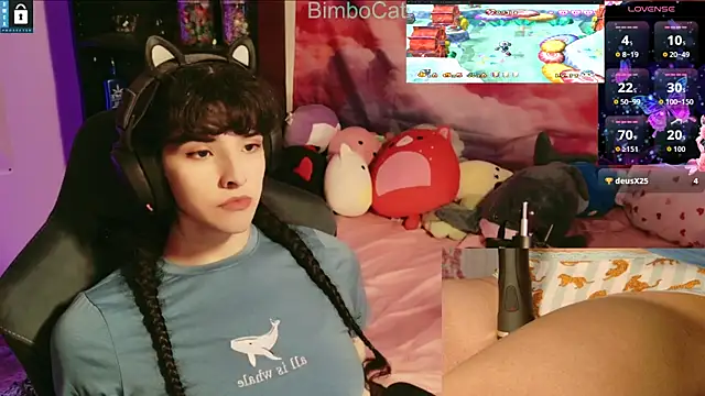 Snapshot of BimboCat chatting on November 20, 2:56 am BimboCat online show from November 20, 2:56 am