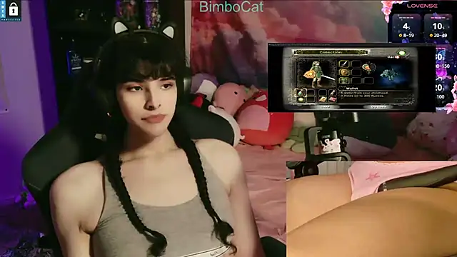 Snapshot of BimboCat chatting on November 22, 2:10 am BimboCat online show from November 22, 2:10 am