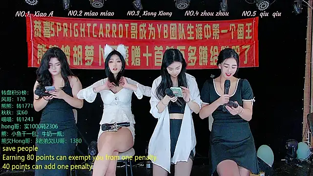 YB-001 online show from November 9, 2:04 am