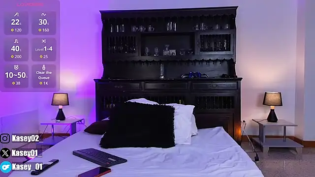 kasey  online show from March 7, 8:25 pm