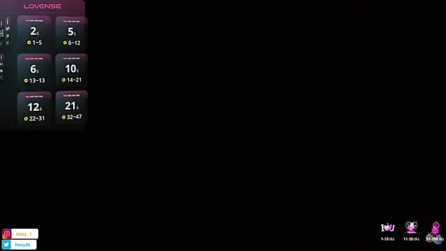 Snapshot of Heicy-01 chatting on November 4, 8:23 pm Heicy-01 online show from November 4, 8:23 pm