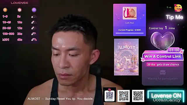 Snapshot of OceanCandy chatting on January 18, 3:04 pm OceanCandy online show from January 18, 3:04 pm