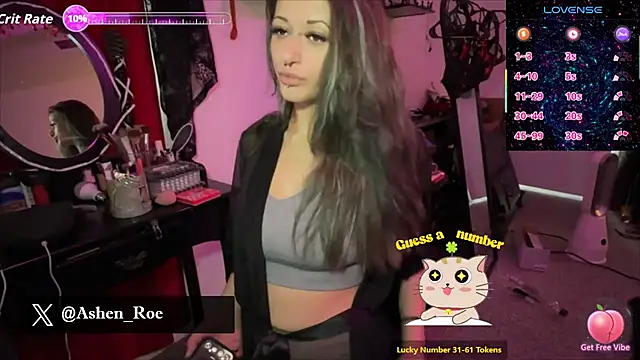 AshenRoe online show from March 7, 3:17 pm