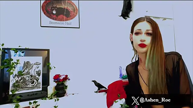 AshenRoe online show from March 23, 6:08 pm